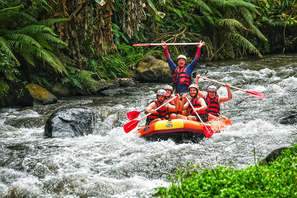 Rafting en el río Ayung con Red Paddle Rafting